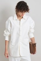 【ブリル/BRILL】のデニムパールシャツ ホワイト|ID: prp329100004614077 ipo3291000000035741003