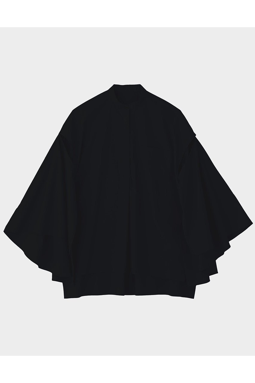 【ル フィル/LE PHIL】の2WAYスリットブラウス インテリア・キッズ・メンズ・レディースファッション・服の通販 founy(ファニー) 　ファッション　Fashion　レディースファッション　Fashion for Women　トップス・カットソー　Cut & Sew Tops　シャツ・ブラウス・オフィスカジュアル　Elegant Blouses & Button-Ups　インナー　Innerwear　スリット　Slit, Slit Detail　スリーブ　Sleeve, Long Sleeve / Short Sleeve　ノースリーブ　Sleeveless, No-Sleeve　ビッグ　Big, Oversized　モダン　Modern, Contemporary　ロング　Long, Long-Length　ブラック|ID: prp329100004614078 ipo3291000000033035292