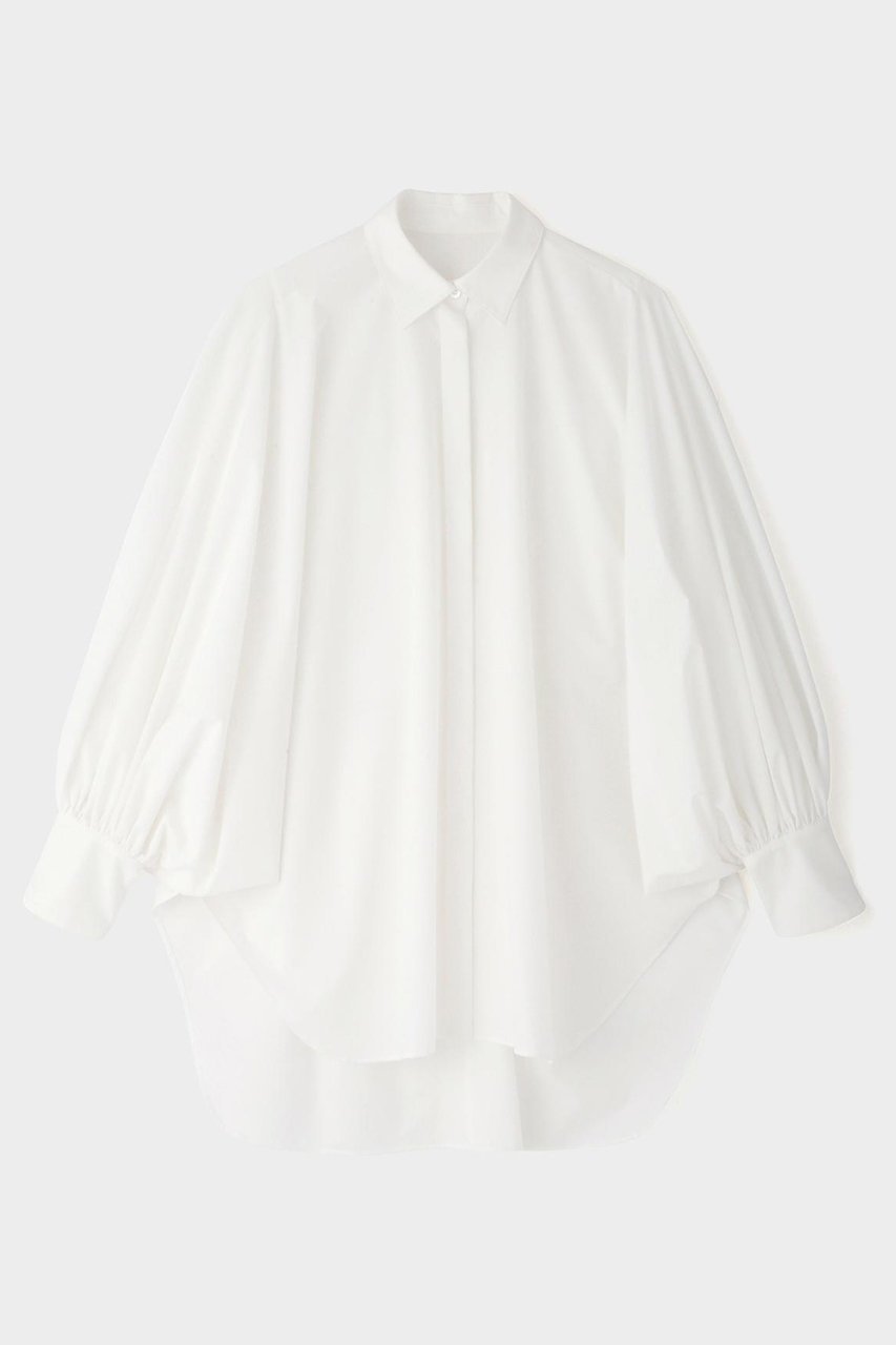 【ル フィル/LE PHIL】のSOLOTEXブロードバックギャザーブラウス 人気、トレンドファッション・服の通販 founy(ファニー) 　ファッション　Fashion　レディースファッション　Fashion for Women　トップス・カットソー　Cut & Sew Tops　シャツ・ブラウス・オフィスカジュアル　Elegant Blouses & Button-Ups　バッグ　Bags　ギャザー　Gathered, Ruffled　スリーブ　Sleeve, Long Sleeve / Short Sleeve　ロング　Long, Long-Length　新作・新入荷　New Arrivals / New In　 other-1|ID: prp329100004614079 ipo3291000000033035296
