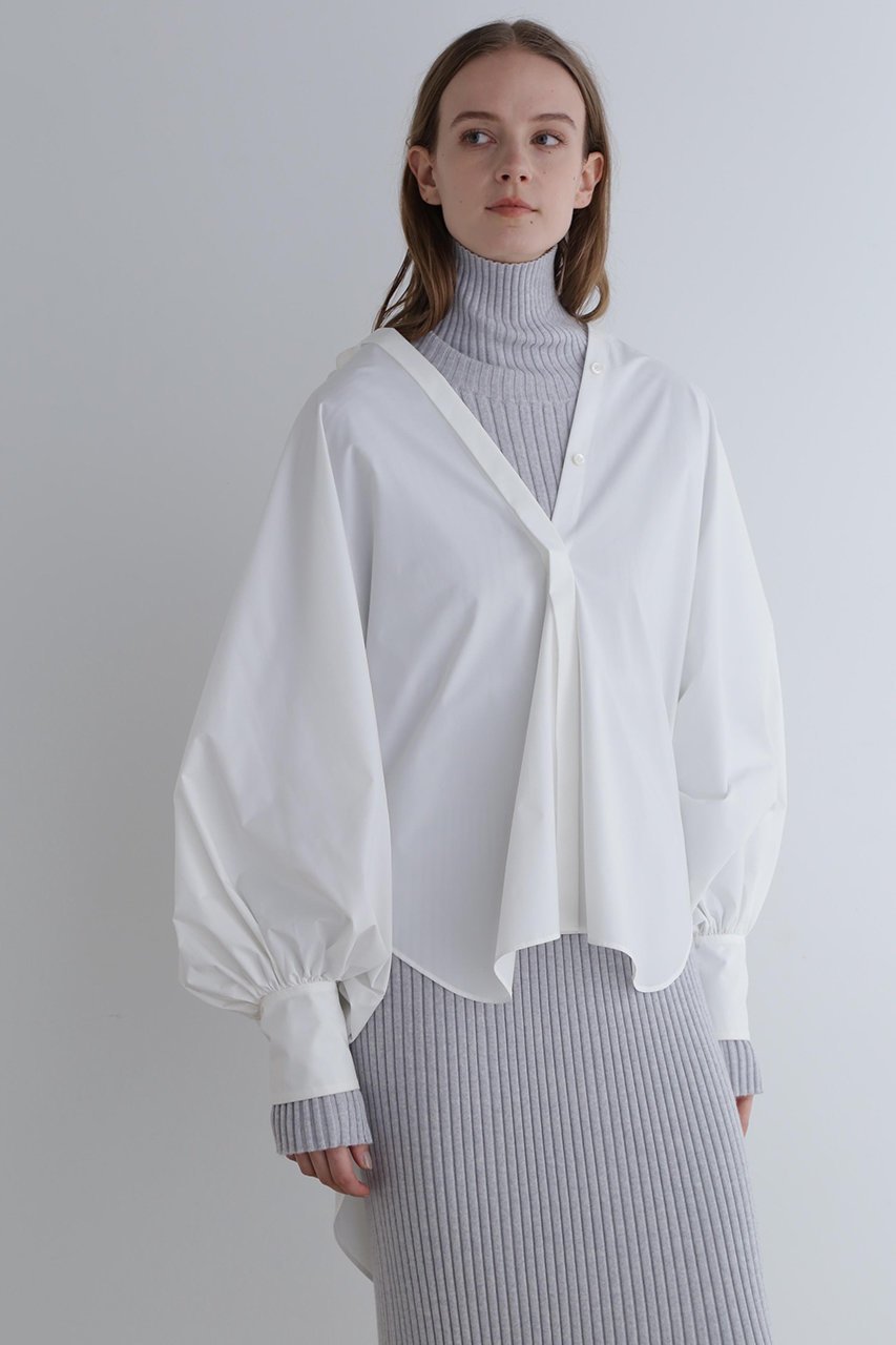【ル フィル/LE PHIL】のSOLOTEXブロードバックギャザーブラウス 人気、トレンドファッション・服の通販 founy(ファニー) 　ファッション　Fashion　レディースファッション　Fashion for Women　トップス・カットソー　Cut & Sew Tops　シャツ・ブラウス・オフィスカジュアル　Elegant Blouses & Button-Ups　バッグ　Bags　ギャザー　Gathered, Ruffled　スリーブ　Sleeve, Long Sleeve / Short Sleeve　ロング　Long, Long-Length　新作・新入荷　New Arrivals / New In　other-2|ID: prp329100004614079 ipo3291000000033035298