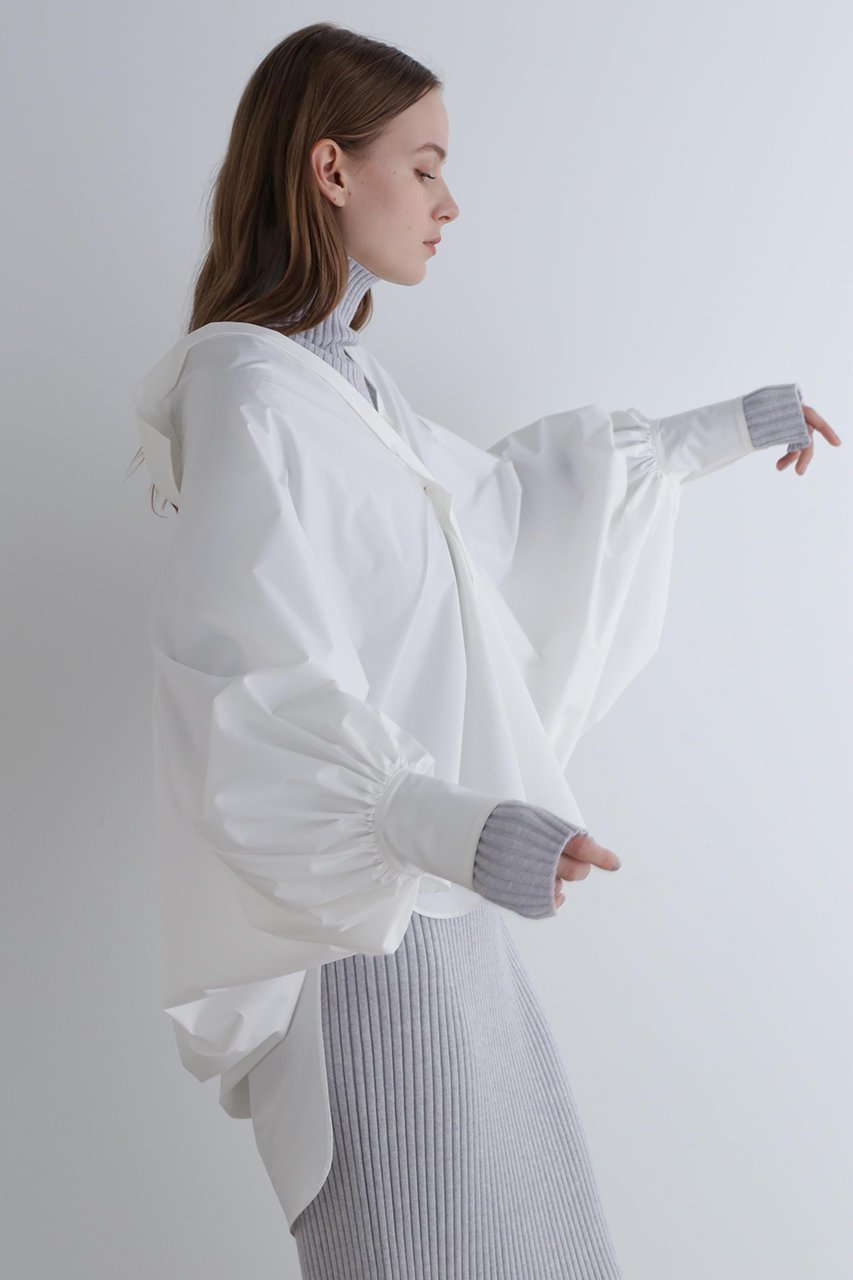 【ル フィル/LE PHIL】のSOLOTEXブロードバックギャザーブラウス 人気、トレンドファッション・服の通販 founy(ファニー) 　ファッション　Fashion　レディースファッション　Fashion for Women　トップス・カットソー　Cut & Sew Tops　シャツ・ブラウス・オフィスカジュアル　Elegant Blouses & Button-Ups　バッグ　Bags　ギャザー　Gathered, Ruffled　スリーブ　Sleeve, Long Sleeve / Short Sleeve　ロング　Long, Long-Length　新作・新入荷　New Arrivals / New In　other-3|ID: prp329100004614079 ipo3291000000033035299
