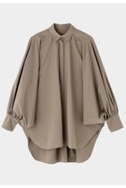 【ル フィル/LE PHIL】のSOLOTEXブロードバックギャザーブラウス 人気、トレンドファッション・服の通販 founy(ファニー) ファッション Fashion レディースファッション Fashion for Women トップス・カットソー Cut & Sew Tops シャツ・ブラウス・オフィスカジュアル Elegant Blouses & Button-Ups バッグ Bags ギャザー Gathered, Ruffled スリーブ Sleeve, Long Sleeve / Short Sleeve ロング Long, Long-Length thumbnail ブラウン|ID: prp329100004614079 ipo3291000000033329330