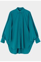 【ル フィル/LE PHIL】のSOLOTEXブロードバックギャザーブラウス 人気、トレンドファッション・服の通販 founy(ファニー) ファッション Fashion レディースファッション Fashion for Women トップス・カットソー Cut & Sew Tops シャツ・ブラウス・オフィスカジュアル Elegant Blouses & Button-Ups バッグ Bags ギャザー Gathered, Ruffled スリーブ Sleeve, Long Sleeve / Short Sleeve ロング Long, Long-Length thumbnail グリーン|ID: prp329100004614079 ipo3291000000033329331