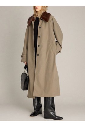 【ブリル/BRILL】のFURステンカラーコート 人気、トレンドファッション・服の通販 founy(ファニー) ファッション Fashion レディースファッション Fashion for Women アウター Coat / Outerwear Collection コート・ロングコート・ピーコート Long Coats, Peacoats & More ピーチ Peach, Soft Touch ロング Long, Long-Length 新作・新入荷 New Arrivals / New In |ID:prp329100004614080