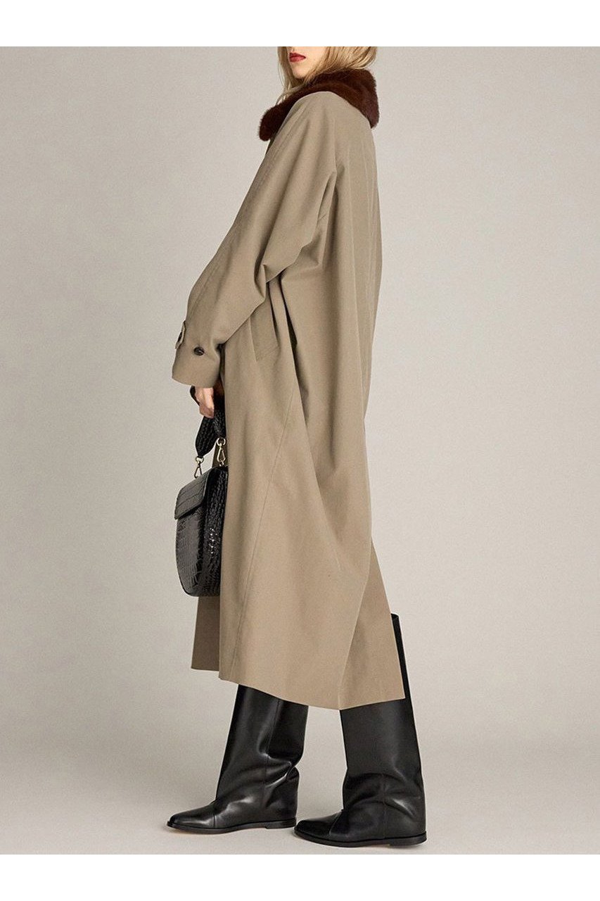 【ブリル/BRILL】のFURステンカラーコート 人気、トレンドファッション・服の通販 founy(ファニー) 　ファッション　Fashion　レディースファッション　Fashion for Women　アウター　Coat / Outerwear Collection　コート・ロングコート・ピーコート　Long Coats, Peacoats & More　ピーチ　Peach, Soft Touch　ロング　Long, Long-Length　新作・新入荷　New Arrivals / New In　other-2|ID: prp329100004614080 ipo3291000000033035304