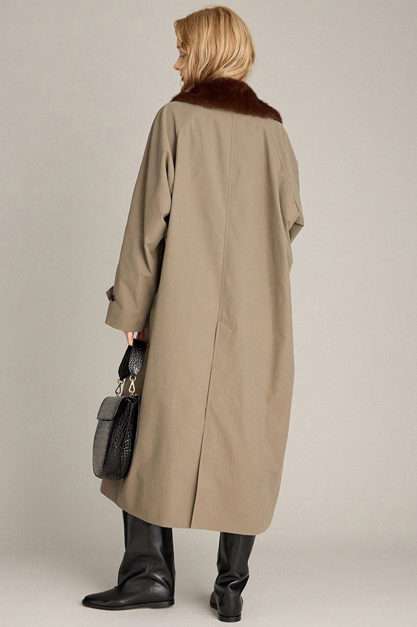 【ブリル/BRILL】のFURステンカラーコート 人気、トレンドファッション・服の通販 founy(ファニー) 　ファッション　Fashion　レディースファッション　Fashion for Women　アウター　Coat / Outerwear Collection　コート・ロングコート・ピーコート　Long Coats, Peacoats & More　ピーチ　Peach, Soft Touch　ロング　Long, Long-Length　新作・新入荷　New Arrivals / New In　other-3|ID: prp329100004614080 ipo3291000000033035305