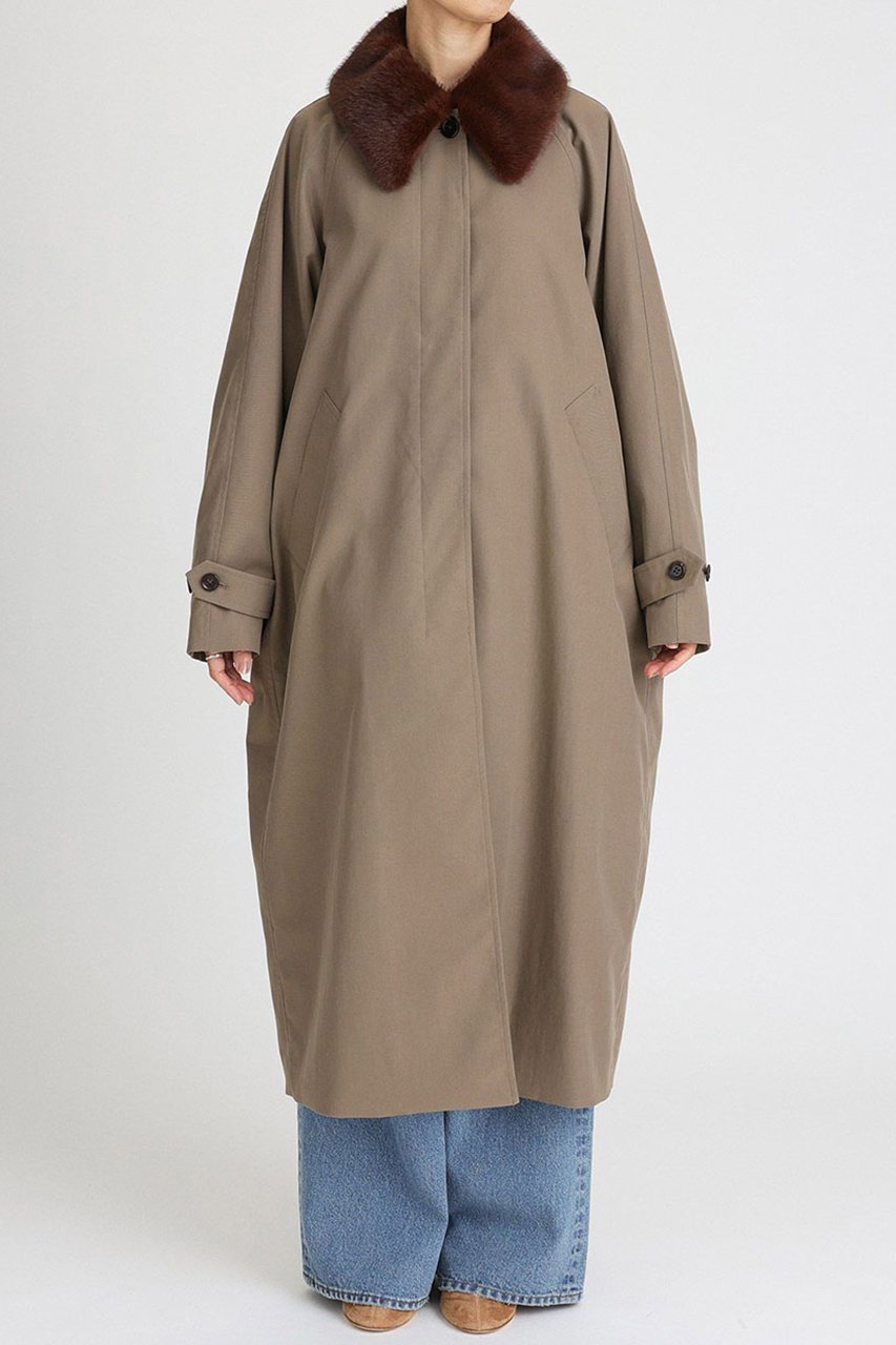 【ブリル/BRILL】のFURステンカラーコート 人気、トレンドファッション・服の通販 founy(ファニー) 　ファッション　Fashion　レディースファッション　Fashion for Women　アウター　Coat / Outerwear Collection　コート・ロングコート・ピーコート　Long Coats, Peacoats & More　ピーチ　Peach, Soft Touch　ロング　Long, Long-Length　新作・新入荷　New Arrivals / New In　other-4|ID: prp329100004614080 ipo3291000000033035306