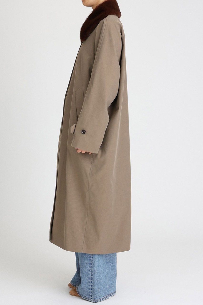 【ブリル/BRILL】のFURステンカラーコート 人気、トレンドファッション・服の通販 founy(ファニー) 　ファッション　Fashion　レディースファッション　Fashion for Women　アウター　Coat / Outerwear Collection　コート・ロングコート・ピーコート　Long Coats, Peacoats & More　ピーチ　Peach, Soft Touch　ロング　Long, Long-Length　新作・新入荷　New Arrivals / New In　other-5|ID: prp329100004614080 ipo3291000000033035307
