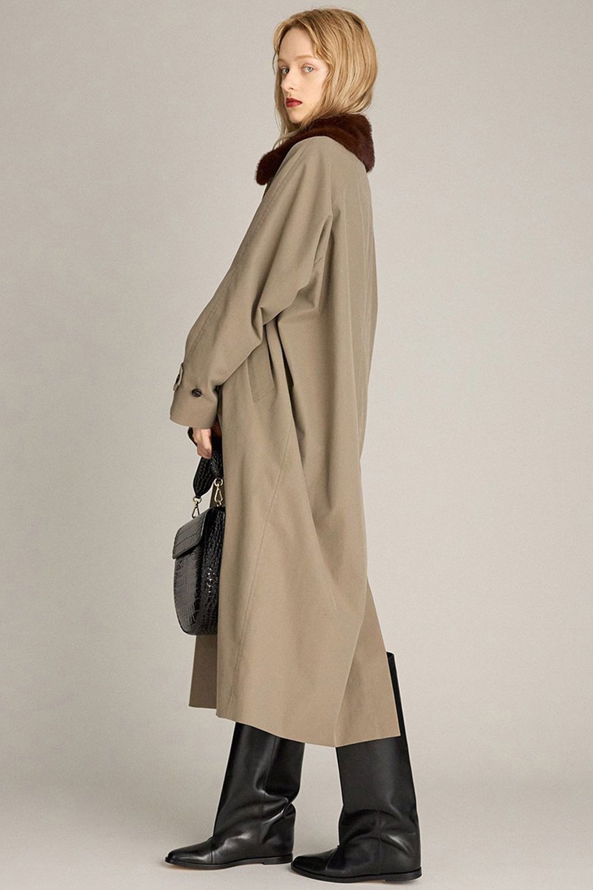 【ブリル/BRILL】のFURステンカラーコート 人気、トレンドファッション・服の通販 founy(ファニー) ファッション Fashion レディースファッション Fashion for Women アウター Coat / Outerwear Collection コート・ロングコート・ピーコート Long Coats, Peacoats & More ピーチ Peach, Soft Touch ロング Long, Long-Length other-2|ID: prp329100004614080 ipo3291000000035374567
