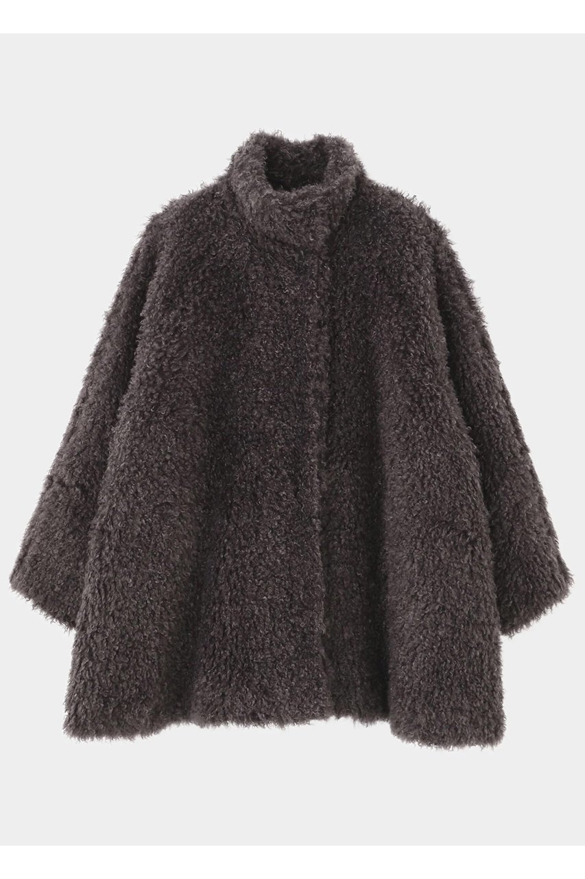 【ル フィル/LE PHIL】のダブルニードルファーコート インテリア・キッズ・メンズ・レディースファッション・服の通販 founy(ファニー) ファッション Fashion レディースファッション Fashion for Women アウター Coat / Outerwear Collection コート・ロングコート・ピーコート Long Coats, Peacoats & More なめらか Smooth, Silky Texture クラシック Classic, Timeless Style ショート Short, Short Length スタンド Stand Collar, Upright Stand ダブル Double, Double-Breasted ビッグ Big, Oversized フェイクファー Faux Fur, Imitation Fur エレガント 上品 Elegant A/W・秋冬 Autumn/Winter グレー|ID: prp329100004614081 ipo3291000000035676819