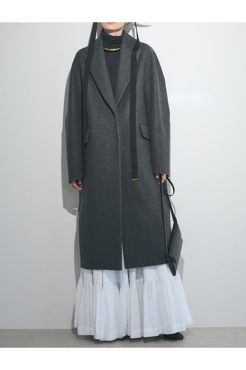 【カオス/Chaos】のスーペリヤヌスチェスターコート インテリア・キッズ・メンズ・レディースファッション・服の通販 founy(ファニー) 　ファッション　Fashion　レディースファッション　Fashion for Women　アウター　Coat / Outerwear Collection　コート・ロングコート・ピーコート　Long Coats, Peacoats & More　チェスターコート・ロング丈アウター　Chester Coats / Chesterfield Long Coats　2025年　2025　2025-2026秋冬・A/W　Autumn/Winter 2025–26 AW25–26　フロント　Front, Front Design　ロング　Long, Long-Length　エレガント 上品　Elegant　人気　Popular, Best Seller　A/W・秋冬　Autumn/Winter　チャコール|ID: prp329100004614082 ipo3291000000033035317