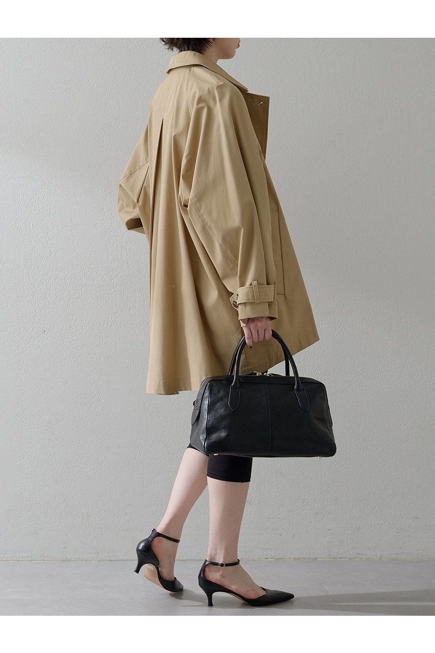 【ウィムガゼット/Whim Gazette】の【THE PAUSE】ショートバルマカンコート 人気、トレンドファッション・服の通販 founy(ファニー) 　ファッション　Fashion　レディースファッション　Fashion for Women　アウター　Coat / Outerwear Collection　コート・ロングコート・ピーコート　Long Coats, Peacoats & More　2025年　2025　2025-2026秋冬・A/W　Autumn/Winter 2025–26 AW25–26　インド　Indian Textile　インナー　Innerwear　ショート　Short, Short Length　スタイリッシュ　Stylish, Fashionable　スタンド　Stand Collar, Upright Stand　プリーツ　Pleats, Pleated　ベーシック　Basic, Essential　ボックス　Boxy, Box Shape　ミドル　Middle Length, Mid Height　A/W・秋冬　Autumn/Winter　other-5|ID: prp329100004614083 ipo3291000000033035329