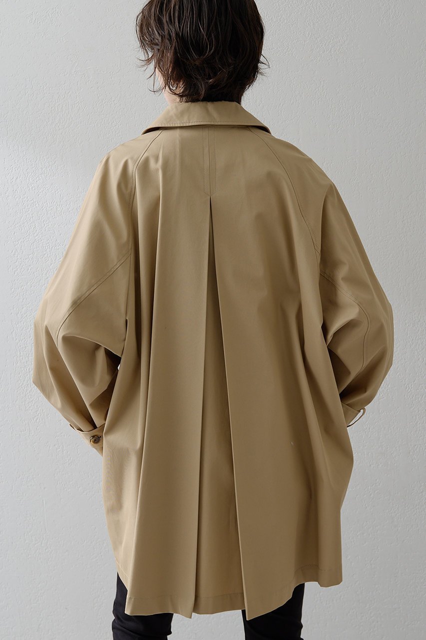 【ウィムガゼット/Whim Gazette】の【THE PAUSE】ショートバルマカンコート 人気、トレンドファッション・服の通販 founy(ファニー) 　ファッション　Fashion　レディースファッション　Fashion for Women　アウター　Coat / Outerwear Collection　コート・ロングコート・ピーコート　Long Coats, Peacoats & More　インド　Indian Textile　インナー　Innerwear　ショート　Short, Short Length　スタイリッシュ　Stylish, Fashionable　スタンド　Stand Collar, Upright Stand　プリーツ　Pleats, Pleated　ベーシック　Basic, Essential　ボックス　Boxy, Box Shape　ミドル　Middle Length, Mid Height　other-4|ID: prp329100004614083 ipo3291000000035796497