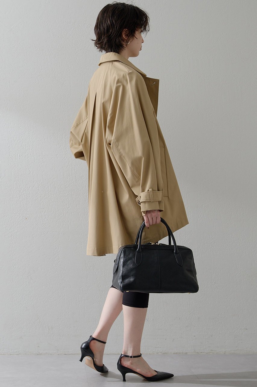 【ウィムガゼット/Whim Gazette】の【THE PAUSE】ショートバルマカンコート 人気、トレンドファッション・服の通販 founy(ファニー) 　ファッション　Fashion　レディースファッション　Fashion for Women　アウター　Coat / Outerwear Collection　コート・ロングコート・ピーコート　Long Coats, Peacoats & More　インド　Indian Textile　インナー　Innerwear　ショート　Short, Short Length　スタイリッシュ　Stylish, Fashionable　スタンド　Stand Collar, Upright Stand　プリーツ　Pleats, Pleated　ベーシック　Basic, Essential　ボックス　Boxy, Box Shape　ミドル　Middle Length, Mid Height　other-5|ID: prp329100004614083 ipo3291000000035796502