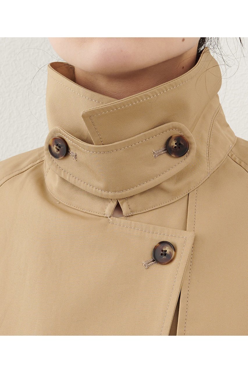 【ウィムガゼット/Whim Gazette】の【THE PAUSE】ショートバルマカンコート 人気、トレンドファッション・服の通販 founy(ファニー) 　ファッション　Fashion　レディースファッション　Fashion for Women　アウター　Coat / Outerwear Collection　コート・ロングコート・ピーコート　Long Coats, Peacoats & More　インド　Indian Textile　インナー　Innerwear　ショート　Short, Short Length　スタイリッシュ　Stylish, Fashionable　スタンド　Stand Collar, Upright Stand　プリーツ　Pleats, Pleated　ベーシック　Basic, Essential　ボックス　Boxy, Box Shape　ミドル　Middle Length, Mid Height　other-7|ID: prp329100004614083 ipo3291000000035796510