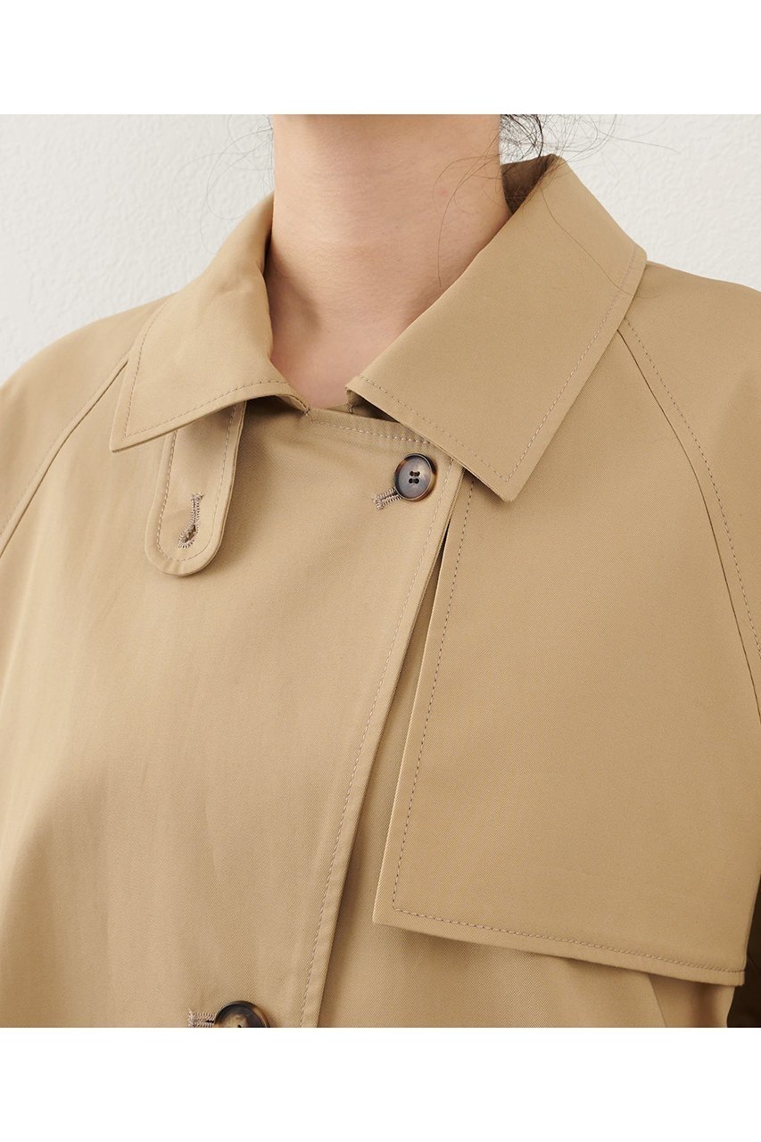 【ウィムガゼット/Whim Gazette】の【THE PAUSE】ショートバルマカンコート 人気、トレンドファッション・服の通販 founy(ファニー) 　ファッション　Fashion　レディースファッション　Fashion for Women　アウター　Coat / Outerwear Collection　コート・ロングコート・ピーコート　Long Coats, Peacoats & More　インド　Indian Textile　インナー　Innerwear　ショート　Short, Short Length　スタイリッシュ　Stylish, Fashionable　スタンド　Stand Collar, Upright Stand　プリーツ　Pleats, Pleated　ベーシック　Basic, Essential　ボックス　Boxy, Box Shape　ミドル　Middle Length, Mid Height　other-8|ID: prp329100004614083 ipo3291000000035796513