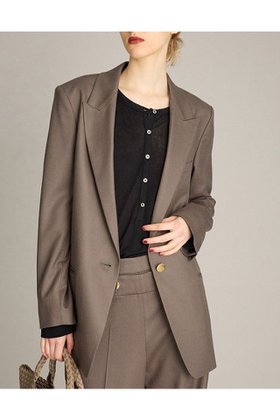 【ブリル/BRILL】 ウールピークトラペルジャケット人気、トレンドファッション・服の通販 founy(ファニー) ファッション Fashion レディースファッション Fashion for Women アウター Coat / Outerwear Collection レディースジャケット・軽アウター Jackets 2025年 2025 2025-2026秋冬・A/W Autumn/Winter 2025–26 AW25–26 ジャケット Jacket, Outerwear ストレッチ Stretch, Stretchy Fabric A/W・秋冬 Autumn/Winter |ID:prp329100004614084