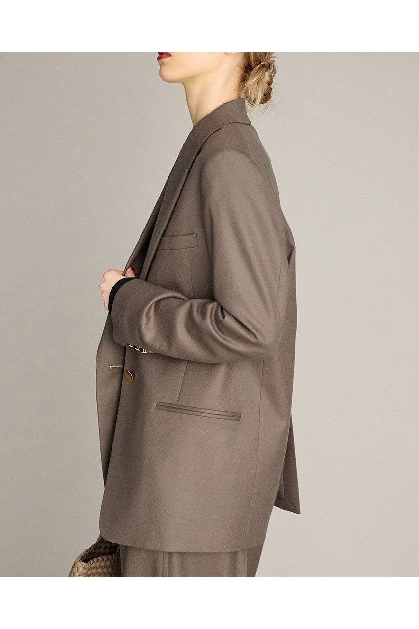 【ブリル/BRILL】のウールピークトラペルジャケット 人気、トレンドファッション・服の通販 founy(ファニー) 　ファッション　Fashion　レディースファッション　Fashion for Women　アウター　Coat / Outerwear Collection　レディースジャケット・軽アウター　Jackets　2025年　2025　2025-2026秋冬・A/W　Autumn/Winter 2025–26 AW25–26　ジャケット　Jacket, Outerwear　ストレッチ　Stretch, Stretchy Fabric　A/W・秋冬　Autumn/Winter　other-2|ID: prp329100004614084 ipo3291000000033035335