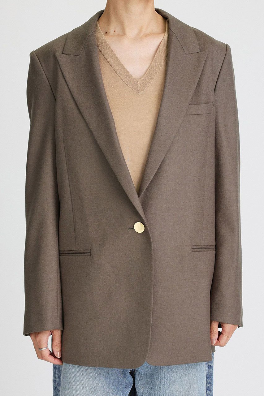 【ブリル/BRILL】のウールピークトラペルジャケット 人気、トレンドファッション・服の通販 founy(ファニー) 　ファッション　Fashion　レディースファッション　Fashion for Women　アウター　Coat / Outerwear Collection　レディースジャケット・軽アウター　Jackets　ジャケット　Jacket, Outerwear　ストレッチ　Stretch, Stretchy Fabric　other-6|ID: prp329100004614084 ipo3291000000035964529