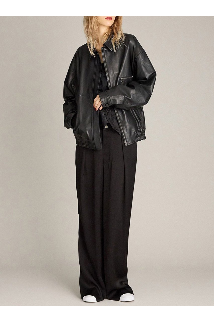 【ブリル/BRILL】のラムレザージップブルゾン 人気、トレンドファッション・服の通販 founy(ファニー) 　ファッション　Fashion　レディースファッション　Fashion for Women　アウター　Coat / Outerwear Collection　レディースジャケット・軽アウター　Jackets　ブルゾンジャケット・スポーティアウター　Blouson Jackets　ジャケット　Jacket, Outerwear　ブルゾン　Blouson, Bomber Jacket　新作・新入荷　New Arrivals / New In　other-4|ID: prp329100004614085 ipo3291000000033035346