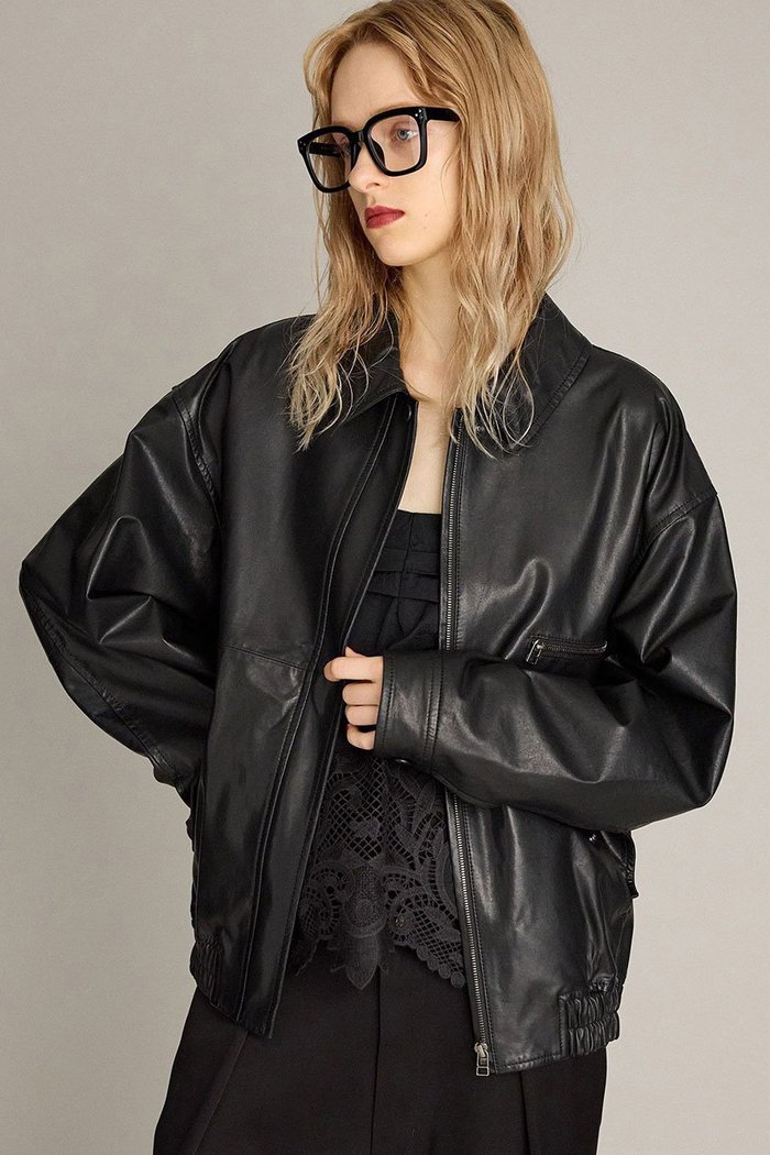 【ブリル/BRILL】のラムレザージップブルゾン インテリア・キッズ・メンズ・レディースファッション・服の通販 founy(ファニー) https://founy.com/ ファッション Fashion レディースファッション Fashion for Women アウター Coat / Outerwear Collection レディースジャケット・軽アウター Jackets ブルゾンジャケット・スポーティアウター Blouson Jackets ジャケット Jacket, Outerwear ブルゾン Blouson, Bomber Jacket |ID: prp329100004614085 ipo3291000000035796516