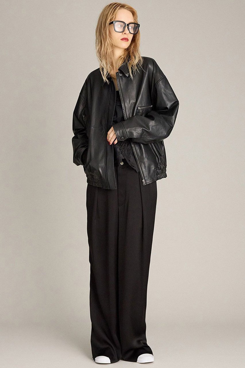 【ブリル/BRILL】のラムレザージップブルゾン 人気、トレンドファッション・服の通販 founy(ファニー) 　ファッション　Fashion　レディースファッション　Fashion for Women　アウター　Coat / Outerwear Collection　レディースジャケット・軽アウター　Jackets　ブルゾンジャケット・スポーティアウター　Blouson Jackets　ジャケット　Jacket, Outerwear　ブルゾン　Blouson, Bomber Jacket　other-4|ID: prp329100004614085 ipo3291000000035796533