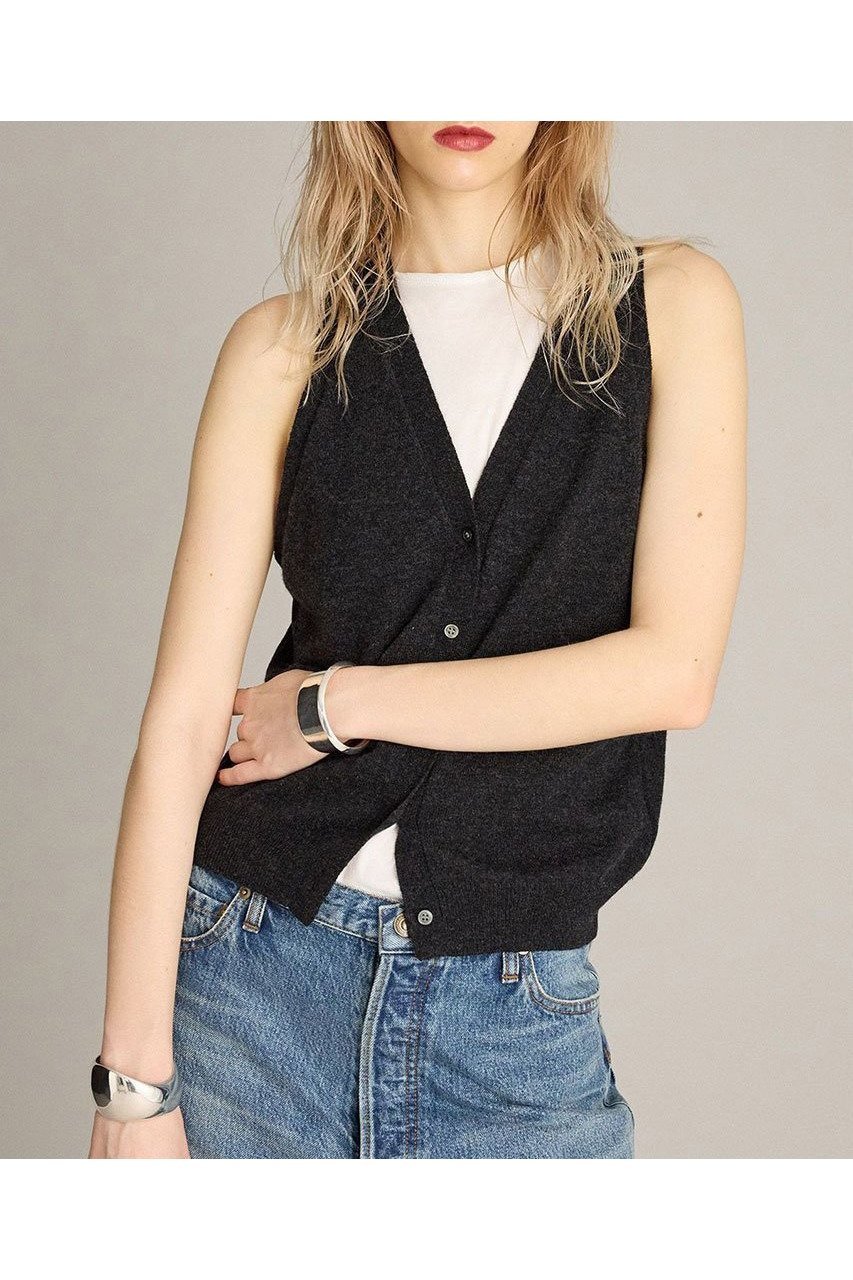 【ブリル/BRILL】のニットアメスリジレ インテリア・キッズ・メンズ・レディースファッション・服の通販 founy(ファニー) 　ファッション　Fashion　レディースファッション　Fashion for Women　アウター　Coat / Outerwear Collection　レディースジャケット・軽アウター　Jackets　コンパクト　Compact, Small Size　シルク　Silk, 100% Silk　ジャケット　Jacket, Outerwear　ベスト　Vest, Waistcoat　ラグジュアリー　Luxury, Elegant　新作・新入荷　New Arrivals / New In　チャコールグレー|ID: prp329100004614086 ipo3291000000033035353