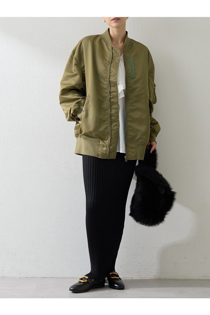 【ウィムガゼット/Whim Gazette】のナイロンMA-1 人気、トレンドファッション・服の通販 founy(ファニー) 　ファッション　Fashion　レディースファッション　Fashion for Women　アウター　Coat / Outerwear Collection　レディースジャケット・軽アウター　Jackets　ブルゾンジャケット・スポーティアウター　Blouson Jackets　MA-1ジャケット　MA-1 Bomber Jackets / Flight Jackets　2025年　2025　2025-2026秋冬・A/W　Autumn/Winter 2025–26 AW25–26　ショルダー　Shoulder, Shoulder Strap　ジャケット　Jacket, Outerwear　ツイル　Twist, Twisted Detail　ドロップ　Drop Shoulder, Dropped Style　バランス　Balance, Style Balance　フォルム　Silhouette, Form　ブルゾン　Blouson, Bomber Jacket　ボトム　Bottoms, Lower Wear　ミリタリー　Military, Army Style　リラックス　Relax, Relaxed Fit　レオパード　Leopard, Animal Print　エレガント 上品　Elegant　定番　Standard, Basic Item　A/W・秋冬　Autumn/Winter　other-2|ID: prp329100004614090 ipo3291000000033035388