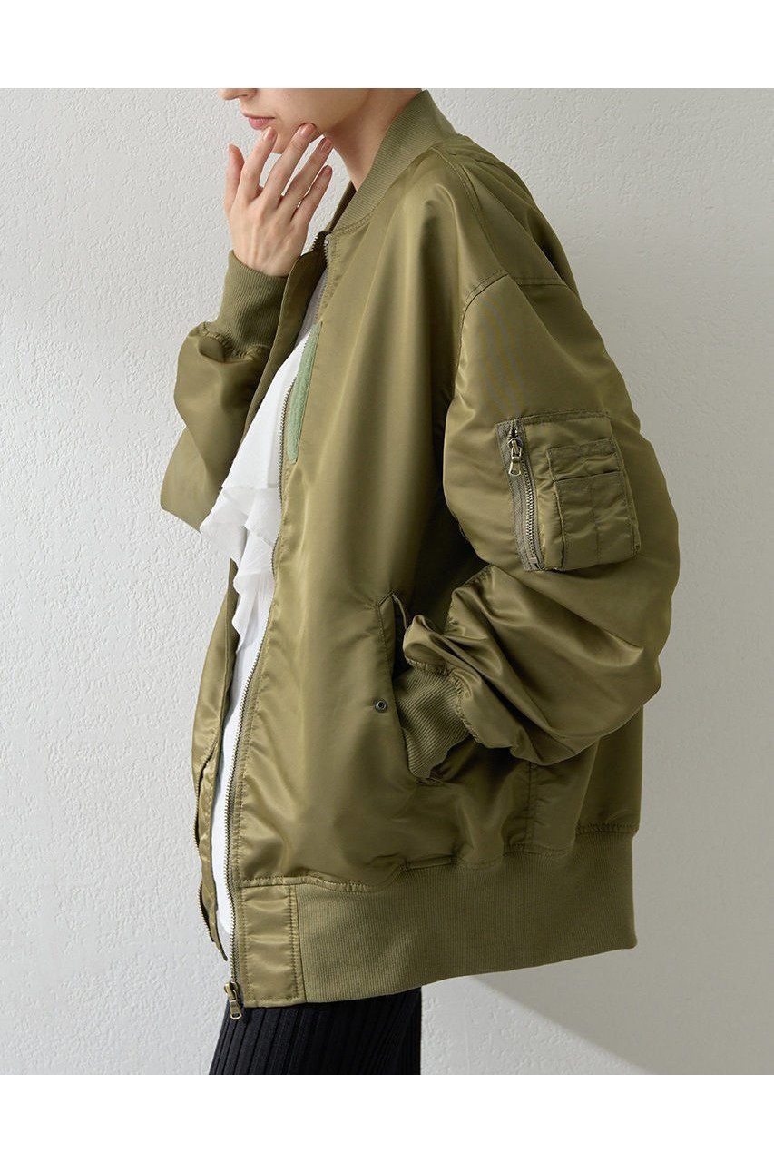 【ウィムガゼット/Whim Gazette】のナイロンMA-1 人気、トレンドファッション・服の通販 founy(ファニー) 　ファッション　Fashion　レディースファッション　Fashion for Women　アウター　Coat / Outerwear Collection　レディースジャケット・軽アウター　Jackets　ブルゾンジャケット・スポーティアウター　Blouson Jackets　MA-1ジャケット　MA-1 Bomber Jackets / Flight Jackets　2025年　2025　2025-2026秋冬・A/W　Autumn/Winter 2025–26 AW25–26　ショルダー　Shoulder, Shoulder Strap　ジャケット　Jacket, Outerwear　ツイル　Twist, Twisted Detail　ドロップ　Drop Shoulder, Dropped Style　バランス　Balance, Style Balance　フォルム　Silhouette, Form　ブルゾン　Blouson, Bomber Jacket　ボトム　Bottoms, Lower Wear　ミリタリー　Military, Army Style　リラックス　Relax, Relaxed Fit　レオパード　Leopard, Animal Print　エレガント 上品　Elegant　定番　Standard, Basic Item　A/W・秋冬　Autumn/Winter　other-3|ID: prp329100004614090 ipo3291000000033035389