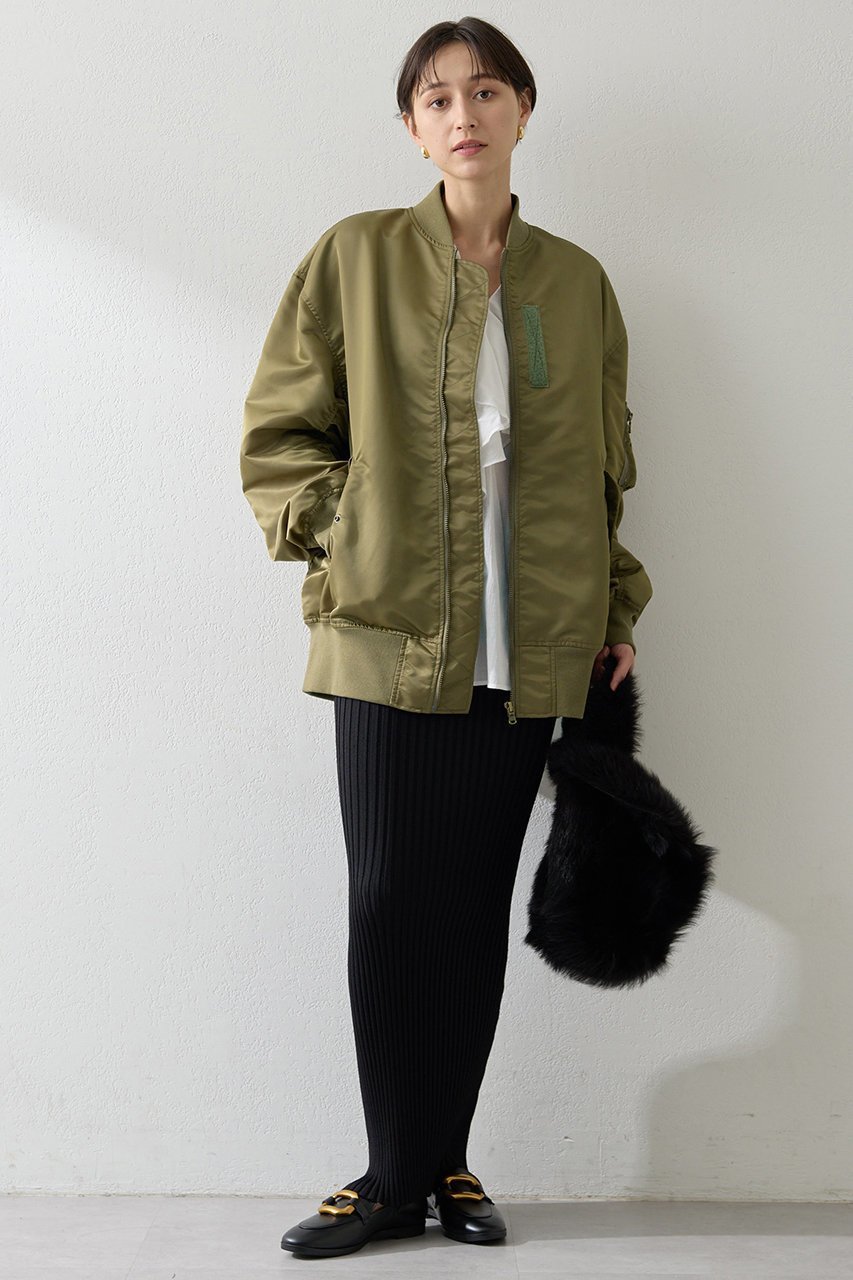 【ウィムガゼット/Whim Gazette】のナイロンMA-1 人気、トレンドファッション・服の通販 founy(ファニー) ファッション Fashion レディースファッション Fashion for Women アウター Coat / Outerwear Collection レディースジャケット・軽アウター Jackets ブルゾンジャケット・スポーティアウター Blouson Jackets MA-1ジャケット MA-1 Bomber Jackets / Flight Jackets ショルダー Shoulder, Shoulder Strap ジャケット Jacket, Outerwear ツイル Twist, Twisted Detail ドロップ Drop Shoulder, Dropped Style バランス Balance, Style Balance フォルム Silhouette, Form ブルゾン Blouson, Bomber Jacket ボトム Bottoms, Lower Wear ミリタリー Military, Army Style リラックス Relax, Relaxed Fit レオパード Leopard, Animal Print エレガント 上品 Elegant 定番 Standard, Basic Item other-2|ID: prp329100004614090 ipo3291000000035796570