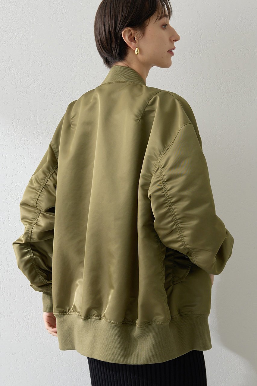 【ウィムガゼット/Whim Gazette】のナイロンMA-1 人気、トレンドファッション・服の通販 founy(ファニー) ファッション Fashion レディースファッション Fashion for Women アウター Coat / Outerwear Collection レディースジャケット・軽アウター Jackets ブルゾンジャケット・スポーティアウター Blouson Jackets MA-1ジャケット MA-1 Bomber Jackets / Flight Jackets ショルダー Shoulder, Shoulder Strap ジャケット Jacket, Outerwear ツイル Twist, Twisted Detail ドロップ Drop Shoulder, Dropped Style バランス Balance, Style Balance フォルム Silhouette, Form ブルゾン Blouson, Bomber Jacket ボトム Bottoms, Lower Wear ミリタリー Military, Army Style リラックス Relax, Relaxed Fit レオパード Leopard, Animal Print エレガント 上品 Elegant 定番 Standard, Basic Item other-4|ID: prp329100004614090 ipo3291000000035796579