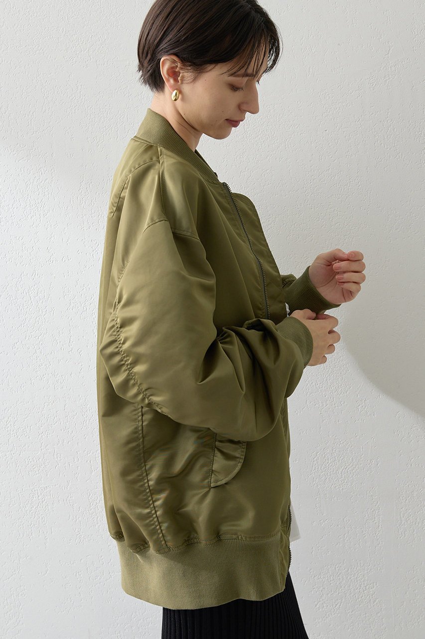 【ウィムガゼット/Whim Gazette】のナイロンMA-1 人気、トレンドファッション・服の通販 founy(ファニー) ファッション Fashion レディースファッション Fashion for Women アウター Coat / Outerwear Collection レディースジャケット・軽アウター Jackets ブルゾンジャケット・スポーティアウター Blouson Jackets MA-1ジャケット MA-1 Bomber Jackets / Flight Jackets ショルダー Shoulder, Shoulder Strap ジャケット Jacket, Outerwear ツイル Twist, Twisted Detail ドロップ Drop Shoulder, Dropped Style バランス Balance, Style Balance フォルム Silhouette, Form ブルゾン Blouson, Bomber Jacket ボトム Bottoms, Lower Wear ミリタリー Military, Army Style リラックス Relax, Relaxed Fit レオパード Leopard, Animal Print エレガント 上品 Elegant 定番 Standard, Basic Item other-5|ID: prp329100004614090 ipo3291000000035796582