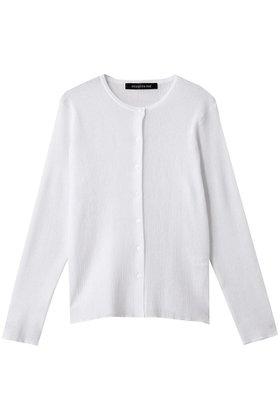 【ミズイロ インド/mizuiro ind】 crew neck rib C/D カーディガン人気、トレンドファッション・服の通販 founy(ファニー) ファッション Fashion レディースファッション Fashion for Women トップス・カットソー Cut & Sew Tops ニット Knit Tops & Sweaters カーディガン・羽織り Layered Style Cardigans カーディガン Cardigan, Knitwear シンプル Simple, Minimal 定番 Standard, Basic Item ビジネス 仕事 通勤 Business / Work / Commuting |ID:prp329100004614092