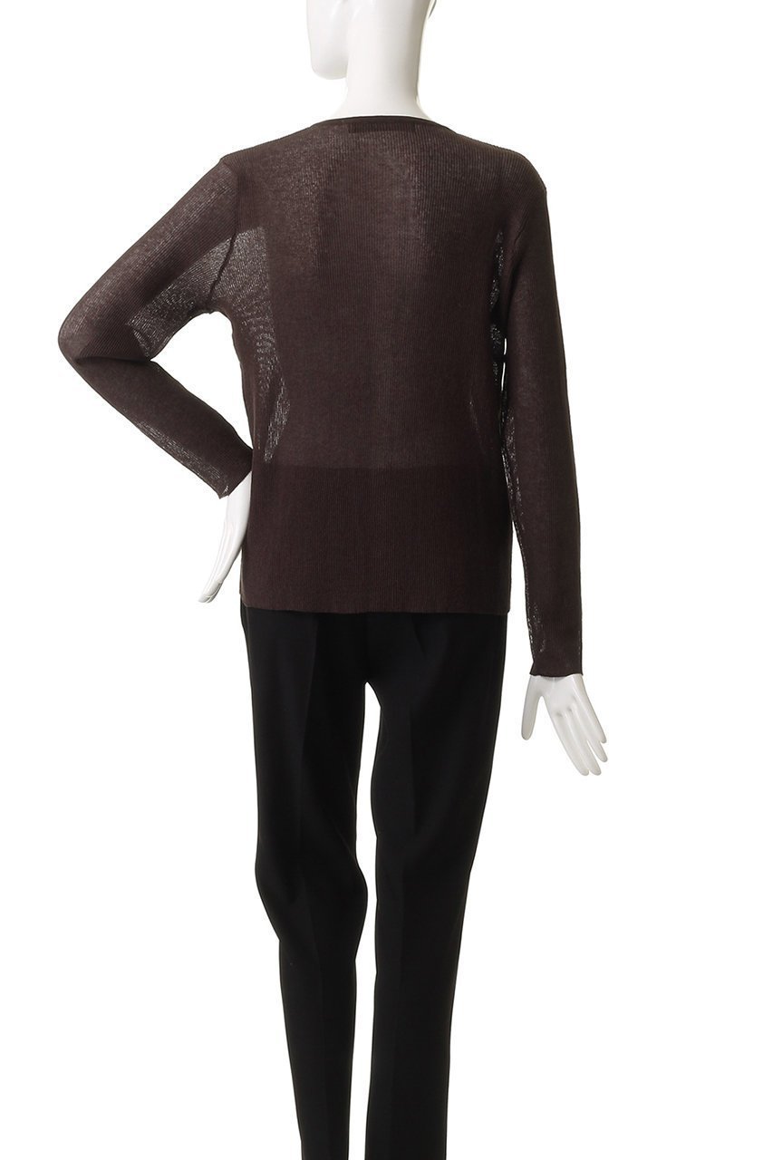 【ミズイロ インド/mizuiro ind】のcrew neck rib C/D カーディガン 人気、トレンドファッション・服の通販 founy(ファニー) 　ファッション　Fashion　レディースファッション　Fashion for Women　トップス・カットソー　Cut & Sew Tops　ニット　Knit Tops & Sweaters　カーディガン・羽織り　Layered Style Cardigans　カーディガン　Cardigan, Knitwear　シンプル　Simple, Minimal　定番　Standard, Basic Item　ビジネス 仕事 通勤　Business / Work / Commuting　other-4|ID: prp329100004614092 ipo3291000000036833522