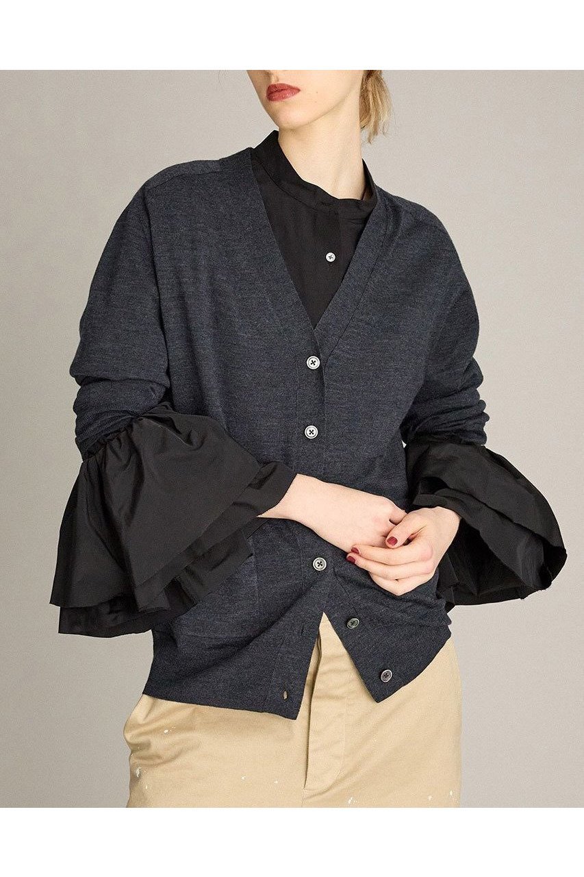 【ブリル/BRILL】のEMPIRE Vネックカーディガン 人気、トレンドファッション・服の通販 founy(ファニー) 　ファッション　Fashion　レディースファッション　Fashion for Women　トップス・カットソー　Cut & Sew Tops　ニット　Knit Tops & Sweaters　カーディガン・羽織り　Layered Style Cardigans　Vネックトップス　V-Neck Tops / V-Cut Neckline Shirts　カットソー　Cut and Sewn Top　カーディガン　Cardigan, Knitwear　シンプル　Simple, Minimal　エレガント 上品　Elegant　新作・新入荷　New Arrivals / New In　 other-1|ID: prp329100004614094 ipo3291000000033035420