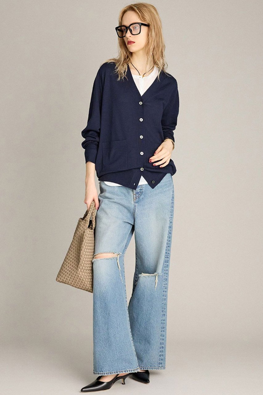 【ブリル/BRILL】のEMPIRE Vネックカーディガン 人気、トレンドファッション・服の通販 founy(ファニー) 　ファッション　Fashion　レディースファッション　Fashion for Women　トップス・カットソー　Cut & Sew Tops　ニット　Knit Tops & Sweaters　カーディガン・羽織り　Layered Style Cardigans　Vネックトップス　V-Neck Tops / V-Cut Neckline Shirts　カットソー　Cut and Sewn Top　カーディガン　Cardigan, Knitwear　シンプル　Simple, Minimal　エレガント 上品　Elegant　新作・新入荷　New Arrivals / New In　other-5|ID: prp329100004614094 ipo3291000000033035427