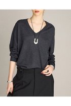 【ブリル/BRILL】のEMPIRE Vネックプルオーバー 人気、トレンドファッション・服の通販 founy(ファニー) ファッション Fashion レディースファッション Fashion for Women トップス・カットソー Cut & Sew Tops ニット Knit Tops & Sweaters カジュアルプルオーバー・ニットトップス Pullovers & Knit Tops / Casual Pullovers Vネックトップス V-Neck Tops / V-Cut Neckline Shirts カットソー Cut and Sewn Top 新作・新入荷 New Arrivals / New In thumbnail グレー|ID: prp329100004614095 ipo3291000000033035432
