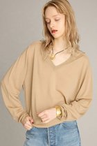 【ブリル/BRILL】のEMPIRE Vネックプルオーバー ベージュ|ID: prp329100004614095 ipo3291000000035741135