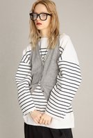 【ブリル/BRILL】のミラノリブボーダープルオーバー 人気、トレンドファッション・服の通販 founy(ファニー) ファッション Fashion レディースファッション Fashion for Women トップス・カットソー Cut & Sew Tops ニット Knit Tops & Sweaters カジュアルプルオーバー・ニットトップス Pullovers & Knit Tops / Casual Pullovers ストレッチ Stretch, Stretchy Fabric フィット Fit, Slim Fit ミラノリブ Milano Rib, Milano Stitch 新作・新入荷 New Arrivals / New In |ID:prp329100004614096