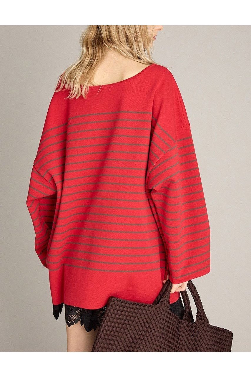 【ブリル/BRILL】のミラノリブボーダープルオーバー 人気、トレンドファッション・服の通販 founy(ファニー) 　ファッション　Fashion　レディースファッション　Fashion for Women　トップス・カットソー　Cut & Sew Tops　ニット　Knit Tops & Sweaters　カジュアルプルオーバー・ニットトップス　Pullovers & Knit Tops / Casual Pullovers　ストレッチ　Stretch, Stretchy Fabric　フィット　Fit, Slim Fit　ミラノリブ　Milano Rib, Milano Stitch　新作・新入荷　New Arrivals / New In　other-3|ID: prp329100004614096 ipo3291000000033035445