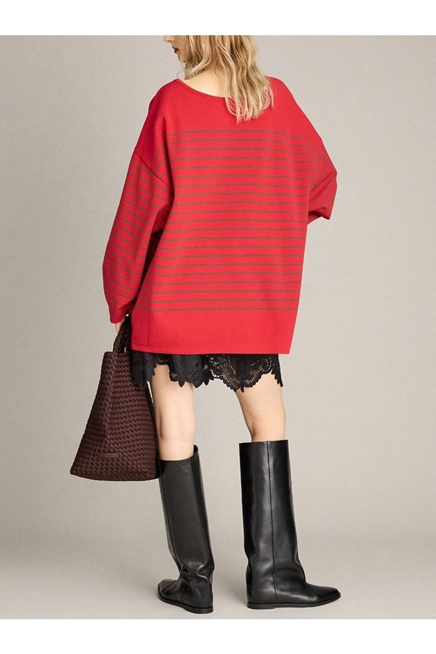 【ブリル/BRILL】のミラノリブボーダープルオーバー 人気、トレンドファッション・服の通販 founy(ファニー) 　ファッション　Fashion　レディースファッション　Fashion for Women　トップス・カットソー　Cut & Sew Tops　ニット　Knit Tops & Sweaters　カジュアルプルオーバー・ニットトップス　Pullovers & Knit Tops / Casual Pullovers　ストレッチ　Stretch, Stretchy Fabric　フィット　Fit, Slim Fit　ミラノリブ　Milano Rib, Milano Stitch　新作・新入荷　New Arrivals / New In　other-6|ID: prp329100004614096 ipo3291000000033035448