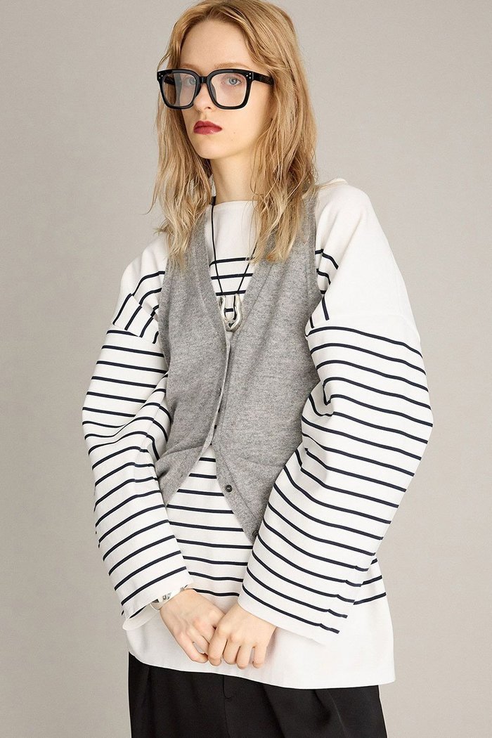 【ブリル/BRILL】のミラノリブボーダープルオーバー インテリア・キッズ・メンズ・レディースファッション・服の通販 founy(ファニー) https://founy.com/ ファッション Fashion レディースファッション Fashion for Women トップス・カットソー Cut & Sew Tops ニット Knit Tops & Sweaters カジュアルプルオーバー・ニットトップス Pullovers & Knit Tops / Casual Pullovers ストレッチ Stretch, Stretchy Fabric フィット Fit, Slim Fit ミラノリブ Milano Rib, Milano Stitch |ID: prp329100004614096 ipo3291000000035676874