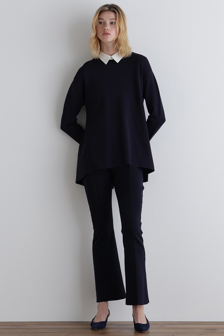【ル フィル/LE PHIL】のダブルジャガードニットパンツ 人気、トレンドファッション・服の通販 founy(ファニー) 　ファッション　Fashion　レディースファッション　Fashion for Women　パンツ　Pants & Trousers　おすすめ　Recommended / Our Picks　クロップド　Cropped, Short Length　セットアップ　Set-Up, Coordinated Outfit　センター　Center, Center Line　フレア　Flare, Flared　ポケット　Pocket, Pocket Detail　エレガント 上品　Elegant　新作・新入荷　New Arrivals / New In　other-3|ID: prp329100004614097 ipo3291000000033035456