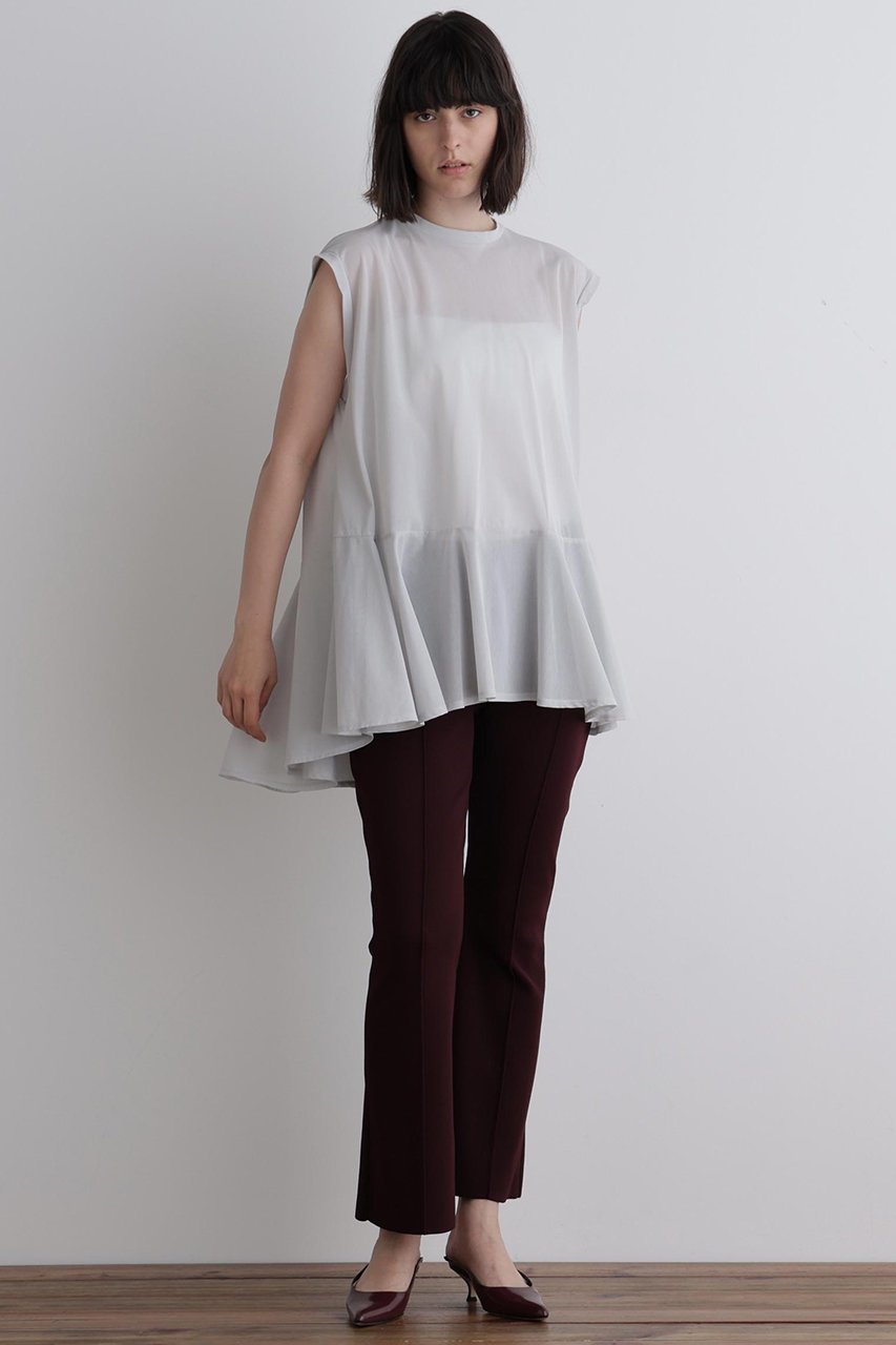 【ル フィル/LE PHIL】のダブルジャガードニットパンツ 人気、トレンドファッション・服の通販 founy(ファニー) 　ファッション　Fashion　レディースファッション　Fashion for Women　パンツ　Pants & Trousers　おすすめ　Recommended / Our Picks　クロップド　Cropped, Short Length　セットアップ　Set-Up, Coordinated Outfit　センター　Center, Center Line　フレア　Flare, Flared　ポケット　Pocket, Pocket Detail　エレガント 上品　Elegant　other-3|ID: prp329100004614097 ipo3291000000036553086