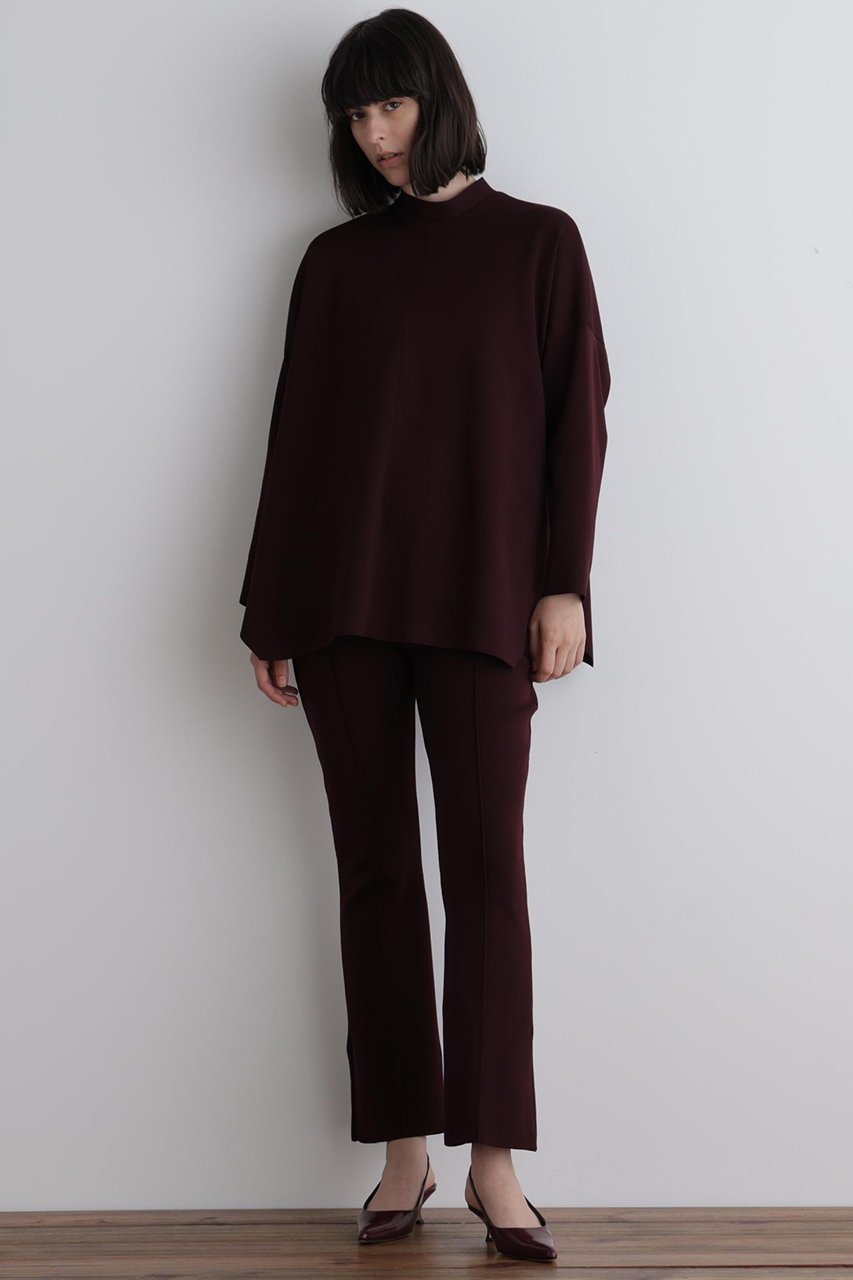 【ル フィル/LE PHIL】のダブルジャガードニットパンツ 人気、トレンドファッション・服の通販 founy(ファニー) 　ファッション　Fashion　レディースファッション　Fashion for Women　パンツ　Pants & Trousers　おすすめ　Recommended / Our Picks　クロップド　Cropped, Short Length　セットアップ　Set-Up, Coordinated Outfit　センター　Center, Center Line　フレア　Flare, Flared　ポケット　Pocket, Pocket Detail　エレガント 上品　Elegant　other-4|ID: prp329100004614097 ipo3291000000036553087