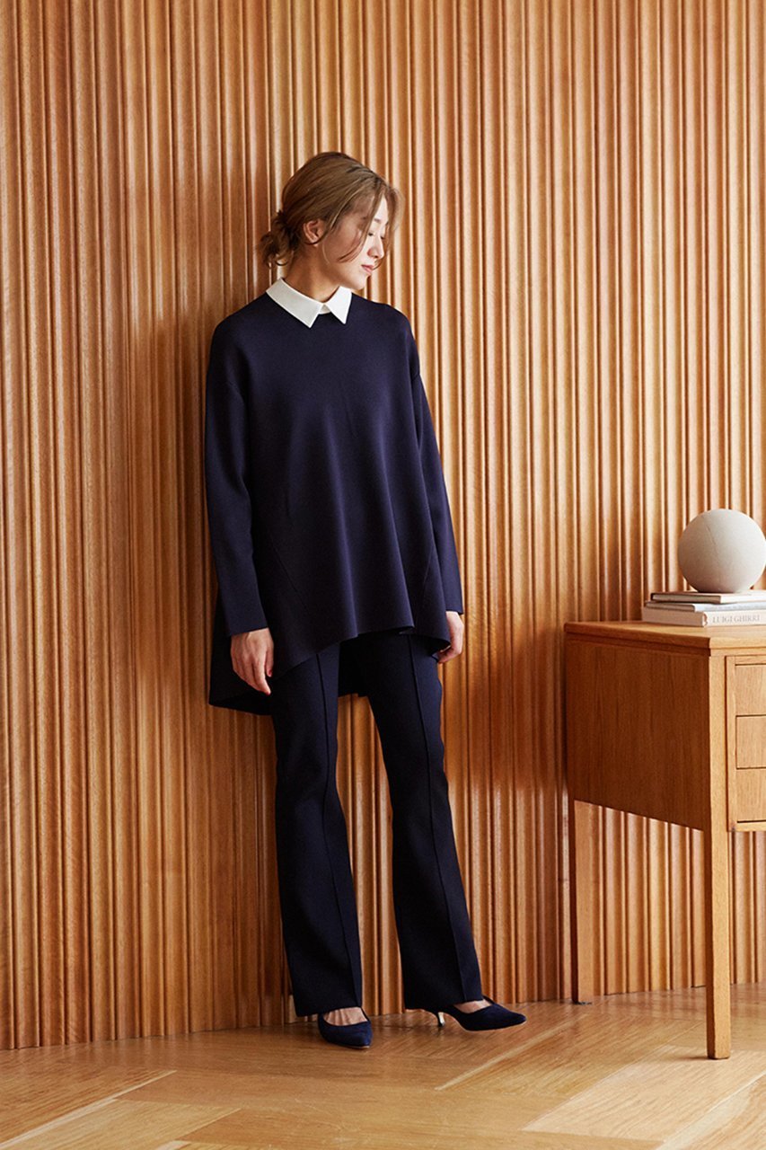 【ル フィル/LE PHIL】のダブルジャガードニットパンツ 大人の最旬トレンドファッション＆コーディネート founy(ファウニー) 　ファッション　Fashion　レディースファッション　Fashion for Women　パンツ　Pants & Trousers　おすすめ　Recommended / Our Picks　クロップド　Cropped, Short Length　セットアップ　Set-Up, Coordinated Outfit　センター　Center, Center Line　フレア　Flare, Flared　ポケット　Pocket, Pocket Detail　エレガント 上品　Elegant　other-8|ID: prp329100004614097 ipo3291000000036799012