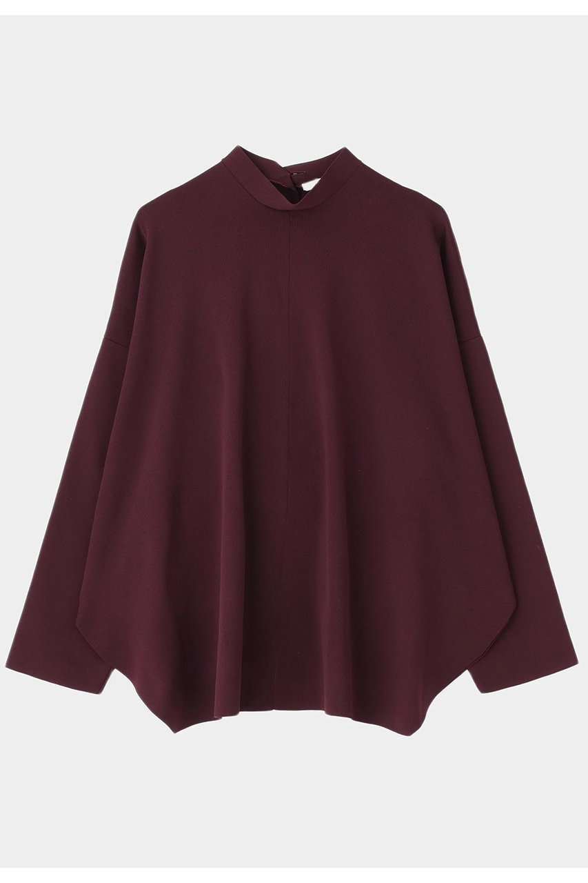 【ル フィル/LE PHIL】のダブルジャガードニット インテリア・キッズ・メンズ・レディースファッション・服の通販 founy(ファニー) 　ファッション　Fashion　レディースファッション　Fashion for Women　トップス・カットソー　Cut & Sew Tops　ニット　Knit Tops & Sweaters　カジュアルプルオーバー・ニットトップス　Pullovers & Knit Tops / Casual Pullovers　おすすめ　Recommended / Our Picks　スタンド　Stand Collar, Upright Stand　スリーブ　Sleeve, Long Sleeve / Short Sleeve　セットアップ　Set-Up, Coordinated Outfit　テクスチャー　Texture, Textured Fabric　リラックス　Relax, Relaxed Fit　エレガント 上品　Elegant　ワイン|ID: prp329100004614098 ipo3291000000036532223