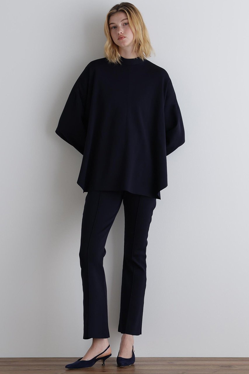 【ル フィル/LE PHIL】のダブルジャガードニット 人気、トレンドファッション・服の通販 founy(ファニー) 　ファッション　Fashion　レディースファッション　Fashion for Women　トップス・カットソー　Cut & Sew Tops　ニット　Knit Tops & Sweaters　カジュアルプルオーバー・ニットトップス　Pullovers & Knit Tops / Casual Pullovers　おすすめ　Recommended / Our Picks　スタンド　Stand Collar, Upright Stand　スリーブ　Sleeve, Long Sleeve / Short Sleeve　セットアップ　Set-Up, Coordinated Outfit　テクスチャー　Texture, Textured Fabric　リラックス　Relax, Relaxed Fit　エレガント 上品　Elegant　other-3|ID: prp329100004614098 ipo3291000000036532226