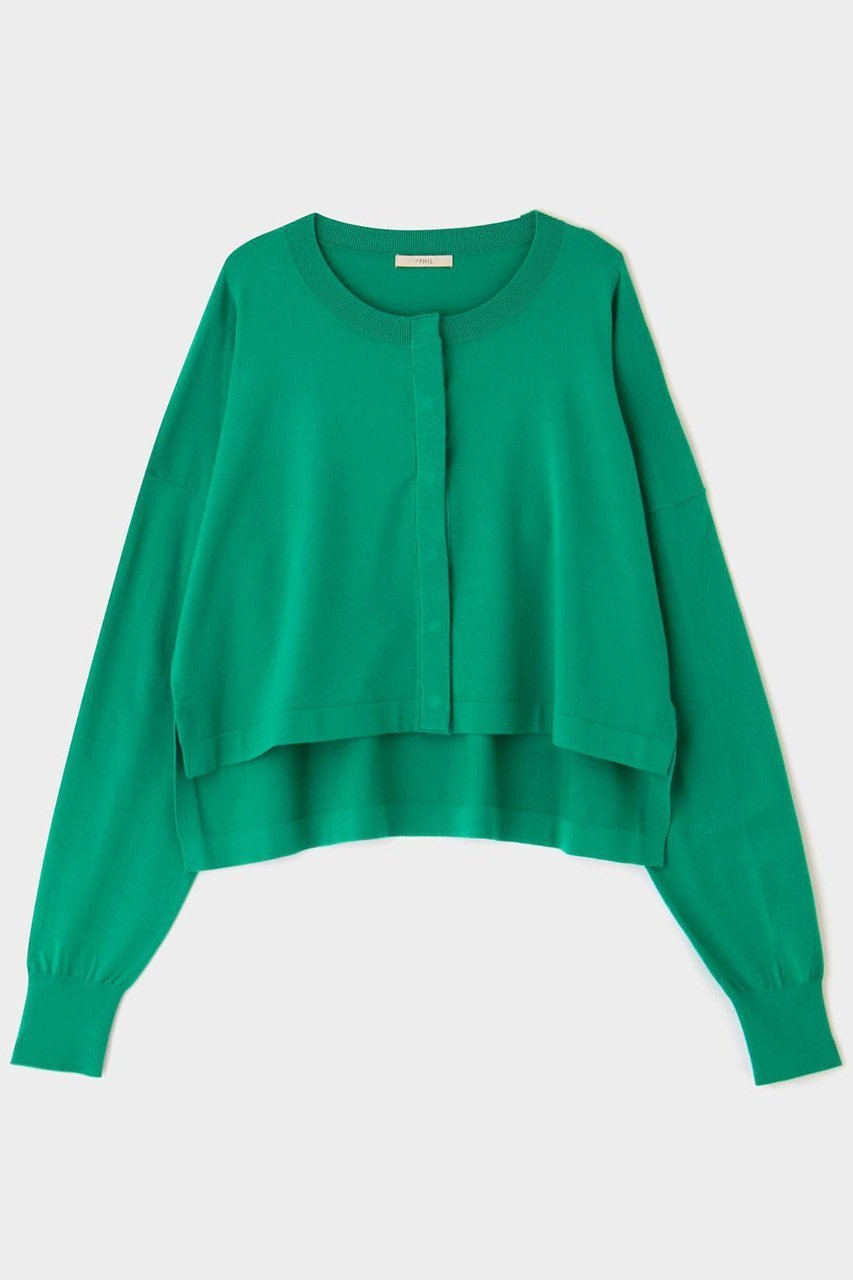 【ル フィル/LE PHIL】の《LE PHIL》クロップドカーディガン 人気、トレンドファッション・服の通販 founy(ファニー) 　ファッション　Fashion　レディースファッション　Fashion for Women　トップス・カットソー　Cut & Sew Tops　ニット　Knit Tops & Sweaters　カーディガン・羽織り　Layered Style Cardigans　カジュアルプルオーバー・ニットトップス　Pullovers & Knit Tops / Casual Pullovers　カーディガン　Cardigan, Knitwear　ショート　Short, Short Length　シンプル　Simple, Minimal　バランス　Balance, Style Balance　ボトム　Bottoms, Lower Wear　新作・新入荷　New Arrivals / New In　軽量　Lightweight, Ultra Light　other-2|ID: prp329100004614100 ipo3291000000033035487