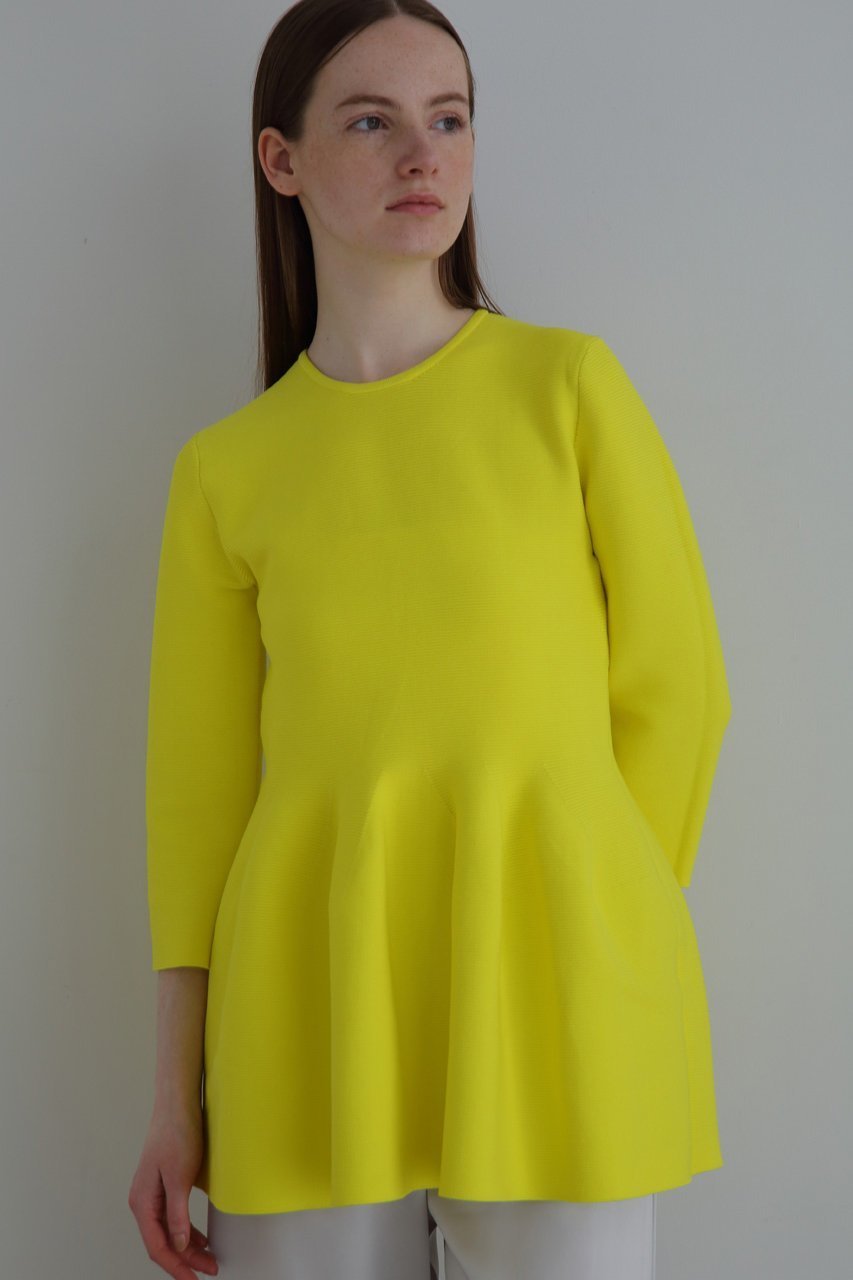 【ル フィル/LE PHIL】の《LE PHIL》スポンディッシュペプラムニット 人気、トレンドファッション・服の通販 founy(ファニー) 　ファッション　Fashion　レディースファッション　Fashion for Women　トップス・カットソー　Cut & Sew Tops　ニット　Knit Tops & Sweaters　カジュアルプルオーバー・ニットトップス　Pullovers & Knit Tops / Casual Pullovers　ストレッチ　Stretch, Stretchy Fabric　フィット　Fit, Slim Fit　軽量　Lightweight, Ultra Light　other-8|ID: prp329100004614101 ipo3291000000033035504
